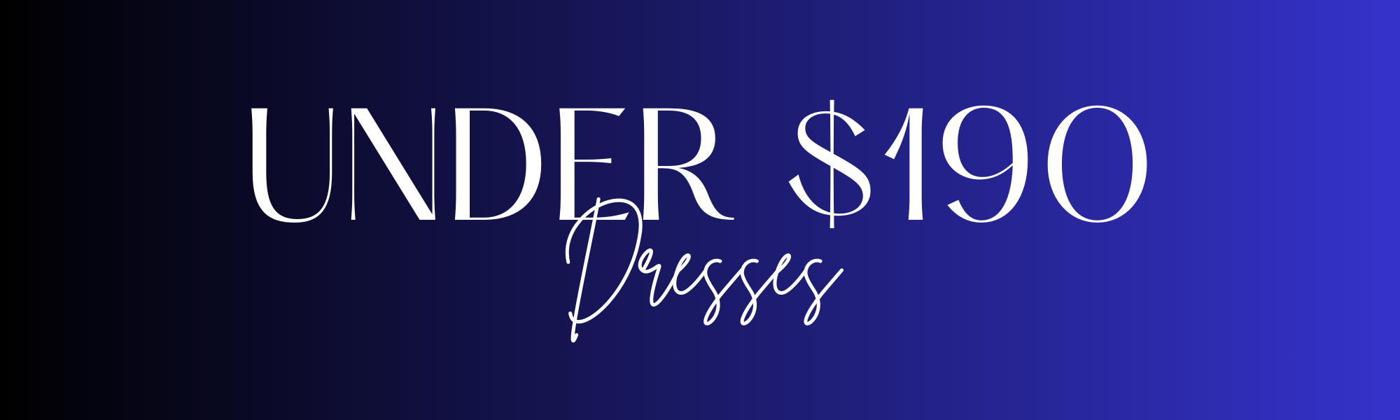 Women's Dresses Under $190