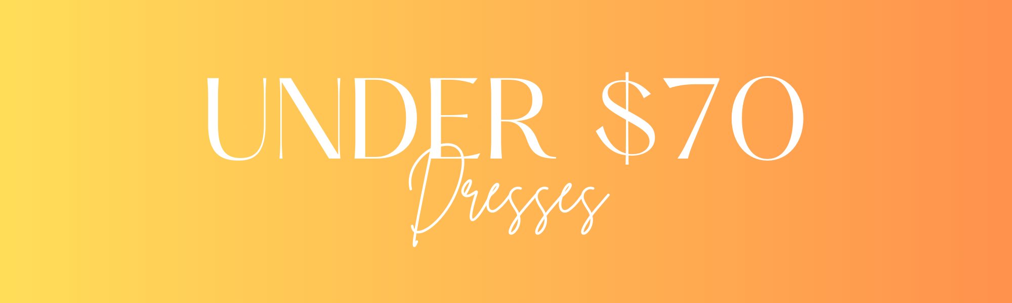 Women's Dresses Under $70
