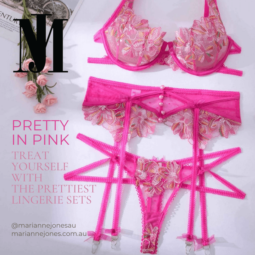 Pretty In Pink - Treat Yourself With The Prettiest Lingerie Sets - Marianne Jones