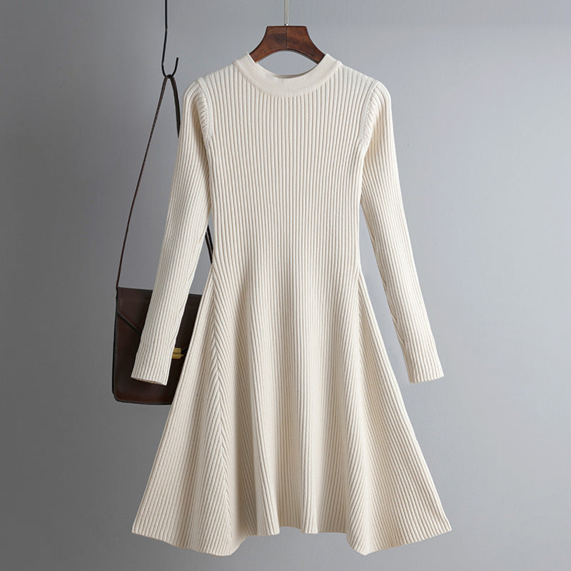 MJ Oliver A-Line Knit Midi Dress