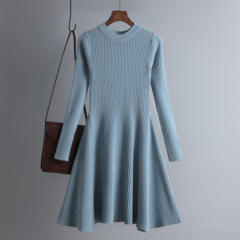 MJ Oliver A-Line Knit Midi Dress