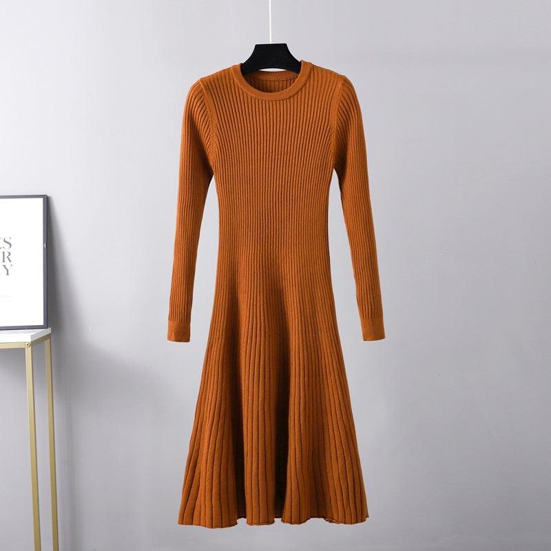 MJ Kaydence A-Line Sweater Midi Dress - Marianne Jones