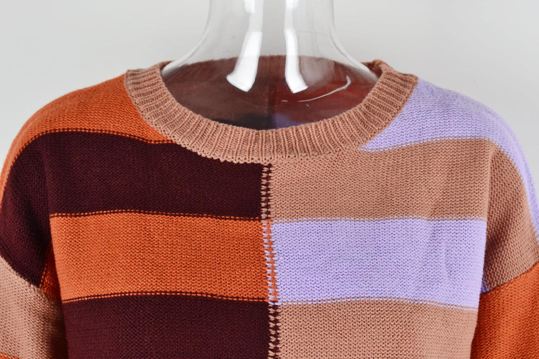 MJ Emily Stripes Knitwear Pullover Sweater - Marianne Jones