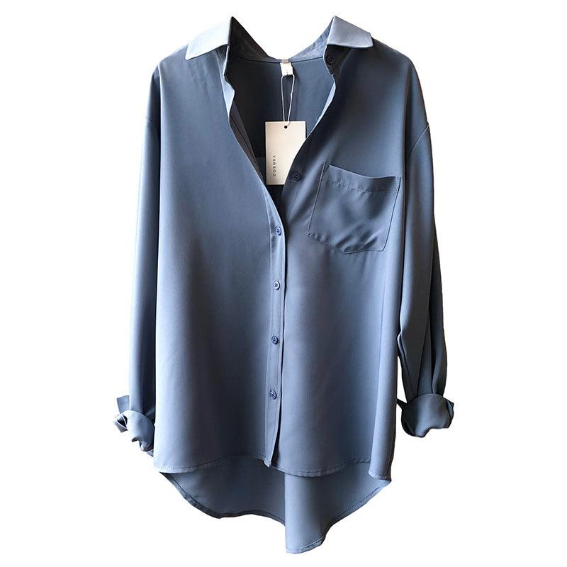 MJ Hayleigh Korean Style Lapel Shirt Top - Marianne Jones