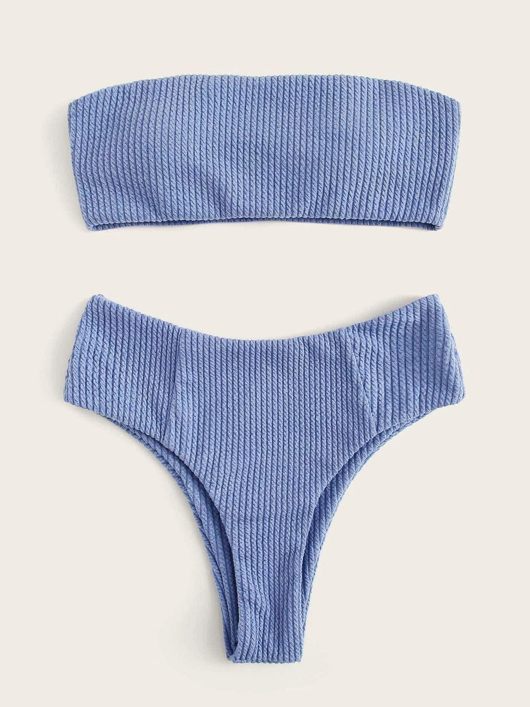 MJ Abigail Strapless High Waist Two Piece Bikini Swimwear - Marianne Jones