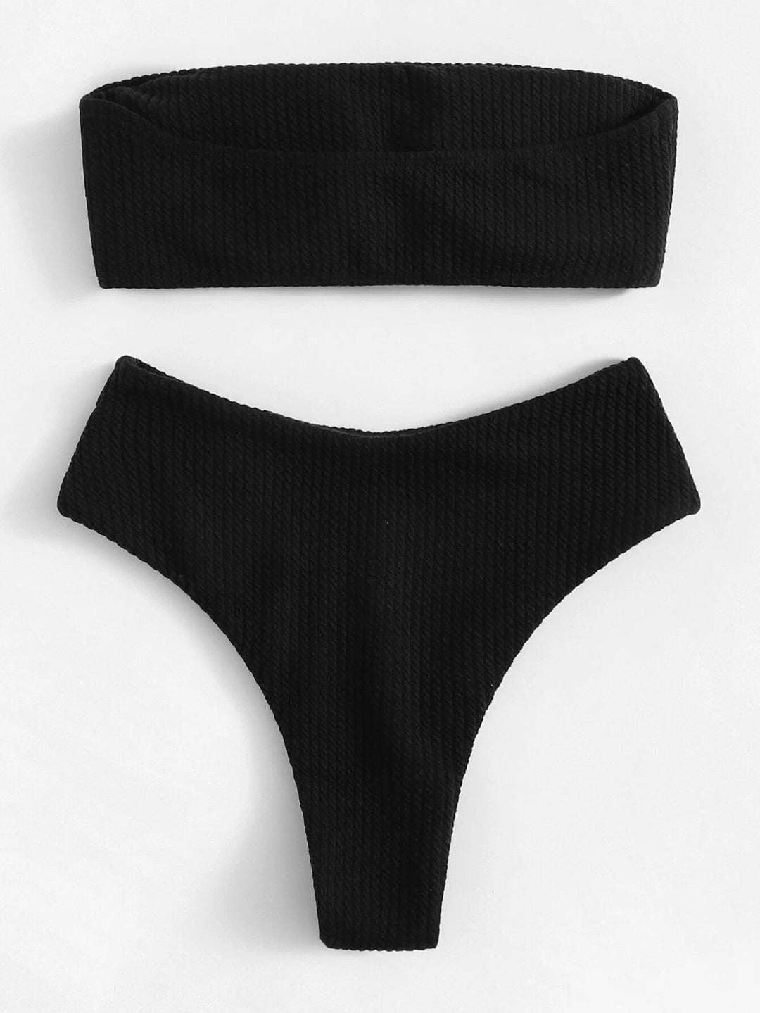 MJ Abigail Strapless High Waist Two Piece Bikini Swimwear - Marianne Jones
