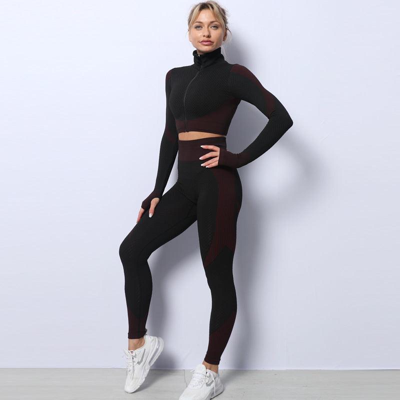 MJ Seamless Fitness Exercise Yoga Set Activewear - Marianne Jones