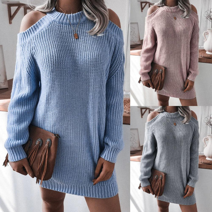 MJ Kenna Casual Sweater Mini Dress - Marianne Jones
