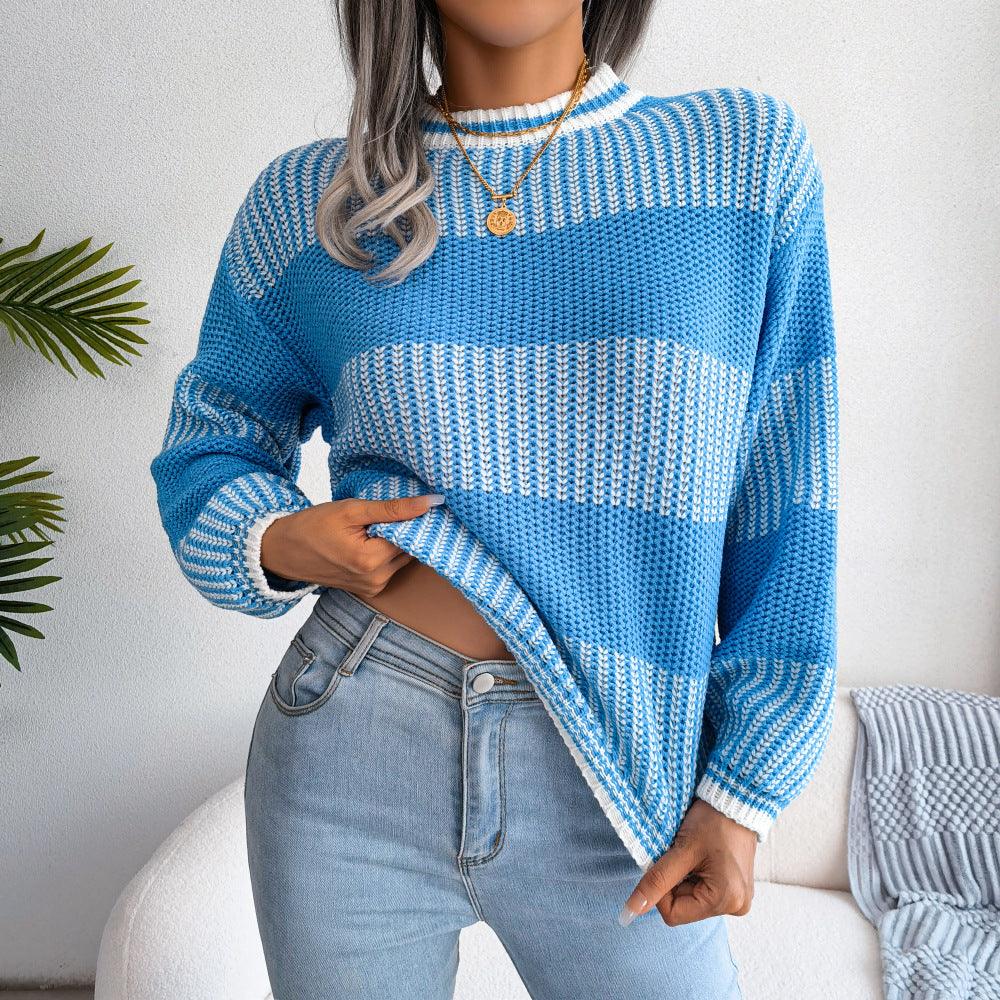 MJ Cecilia Striped Knitted Sweater - Marianne Jones