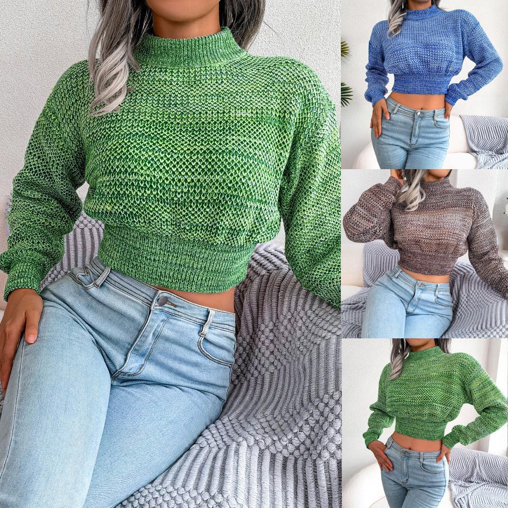 MJ Beattie Crop Knitted Sweater - Marianne Jones