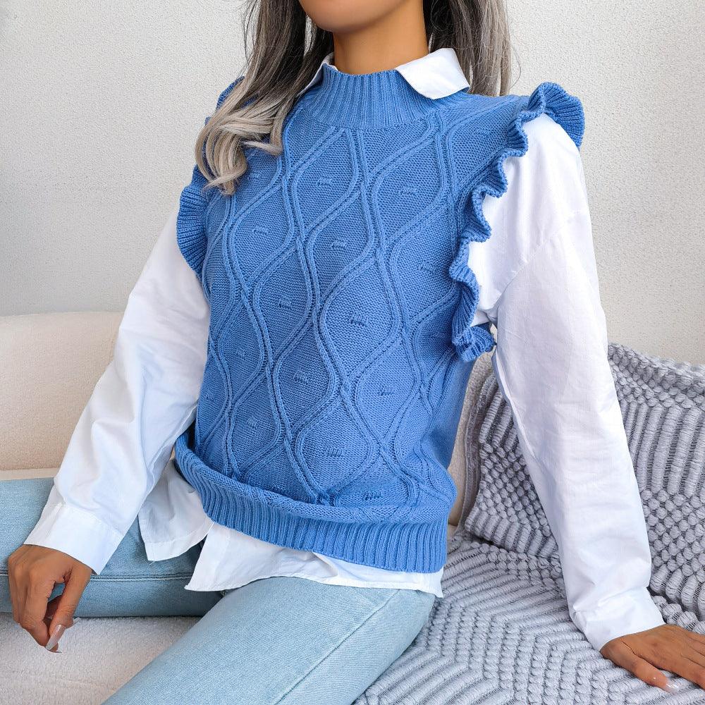 MJ Catherine Knitted Vest Sweater - Marianne Jones