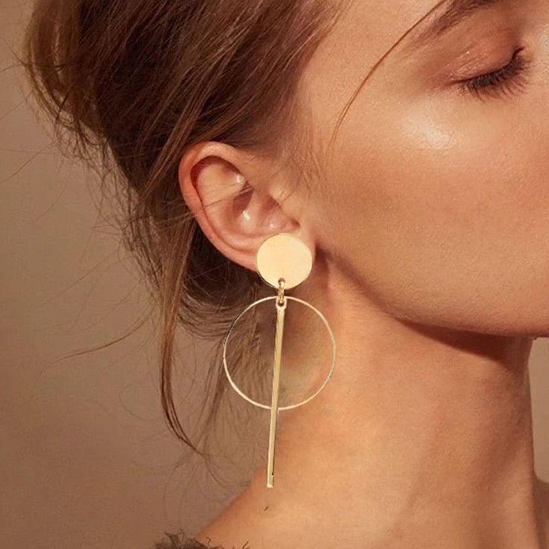 MJ Geometric Clip Earrings - Marianne Jones