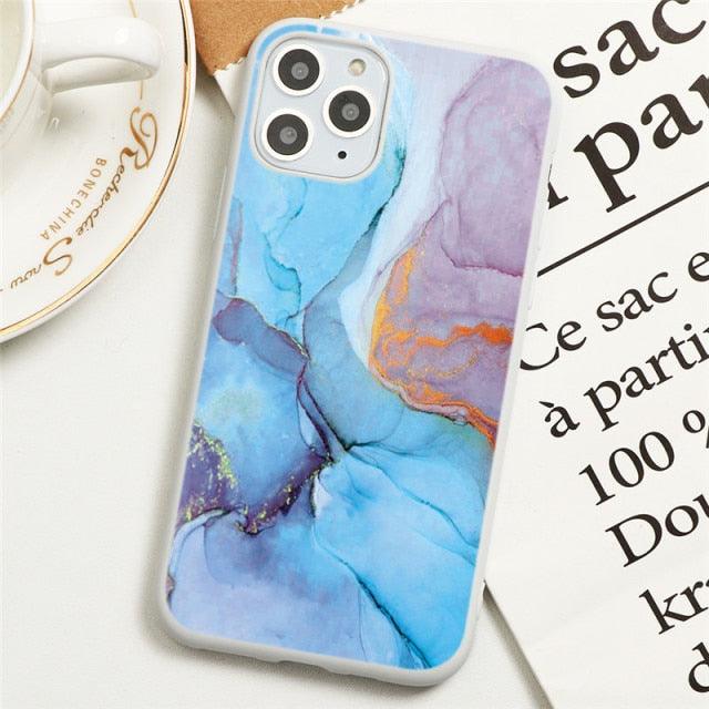 MJ Luxury Marble Candy Case For iPhone - Marianne Jones